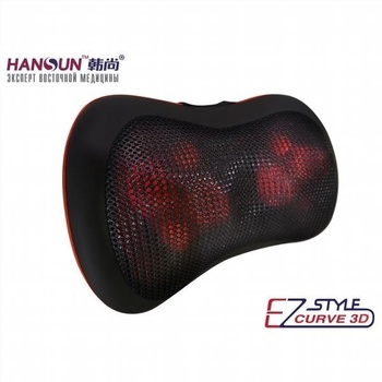 Массажная подушка HANSUN HS-619 Черная с Красным